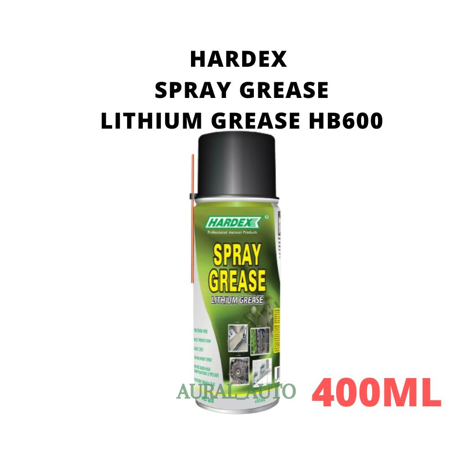 Hardex Spray Grease Lithium Grease HD600 400ML Shopee Malaysia