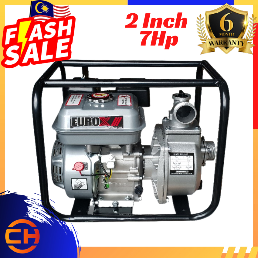 EUROPOWER EUROX PPU5000 Gasoline Water Pump 7HP 2 INCH | Shopee Malaysia