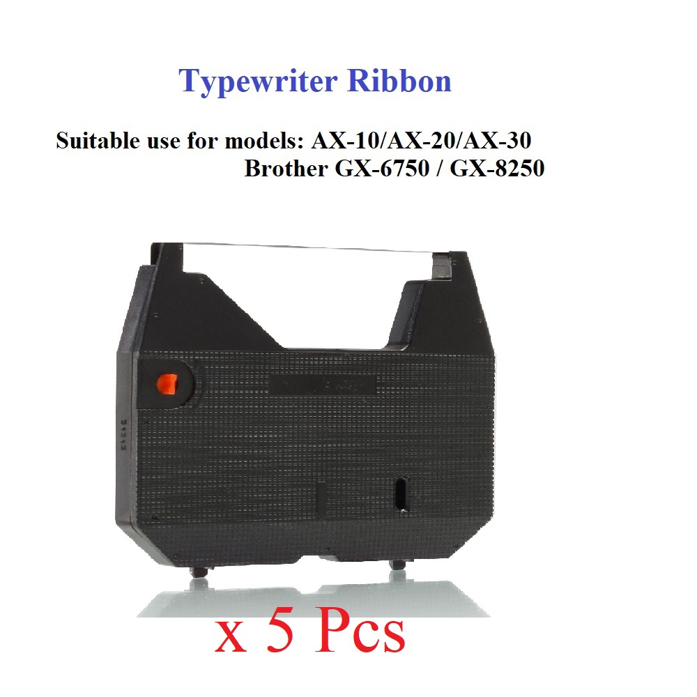 Typewriter Ribbon AX10 ( Black ) for Typewriter Model Brother GX