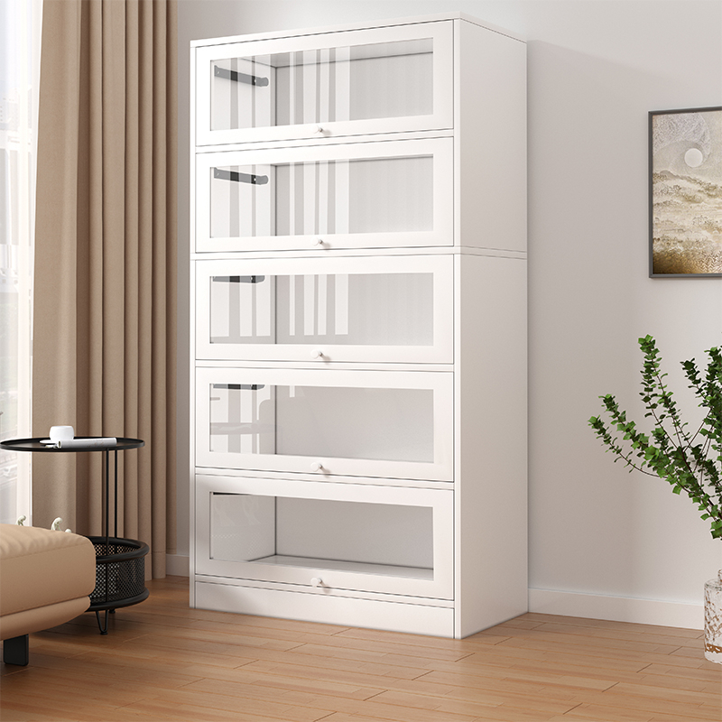 Simple bookshelf shelf floor household dustproof bookcase simple modern