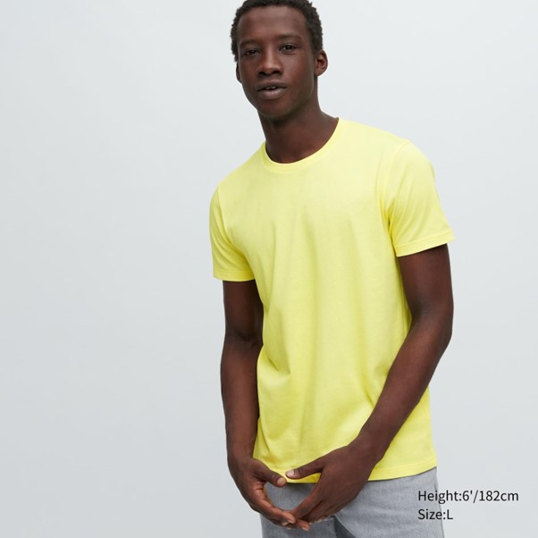DRY Colour Crew Neck Short Sleeve T Shirt Size S M L XL by Uniqlo Personal Shopper by Adam Shopee Malaysia