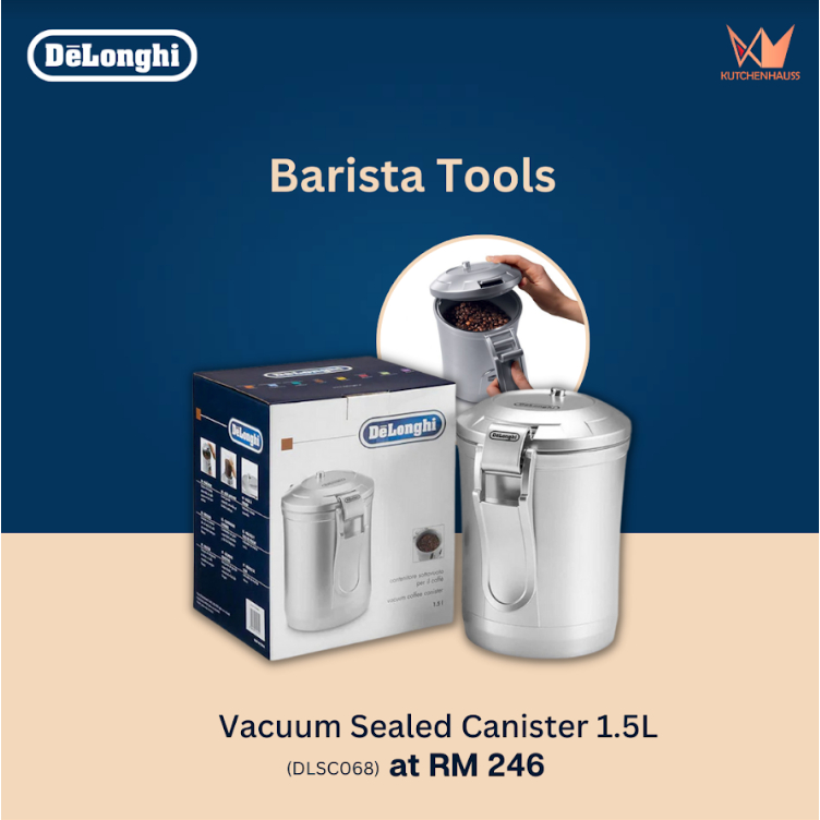 DeLonghi Vacuum Coffee Canister 1500ml DLSC068 / KUTCHENHAUSS Shopee