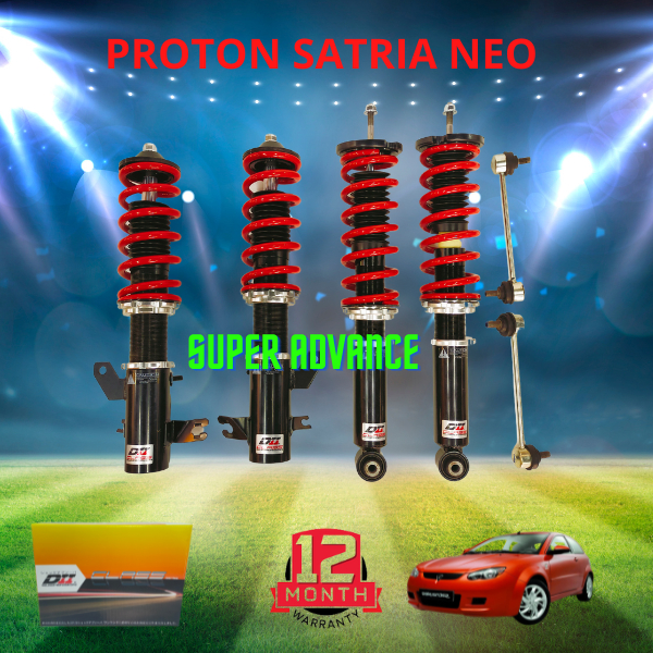 PROTON SATRIA NEO (100% SERVICEABLE) TEG RACING Adjustable Suspension ...
