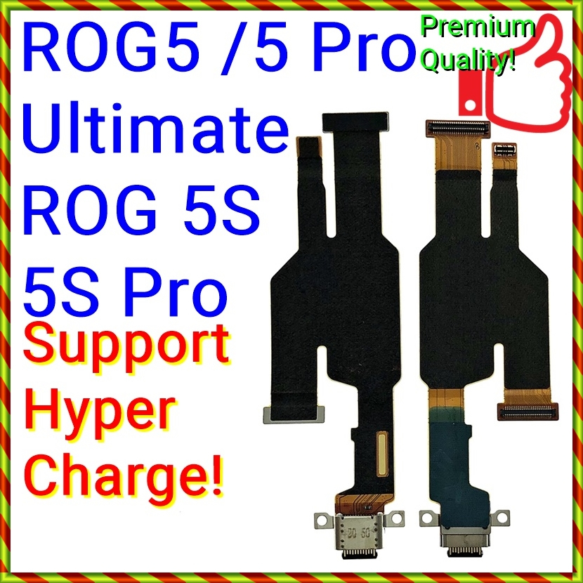 (65W Hyper Charge) NEW ORI Charging Port Flex Ribbon ASUS Rog Phone 5 ...
