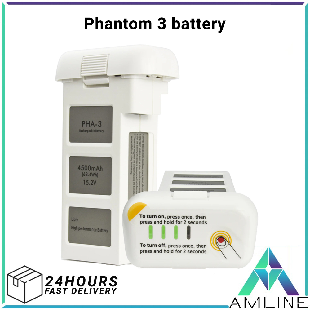 ExpertPower Replacement Battery For DJI Phantom 3 - 15.2V 4500mAh Intelligent Flight Battery