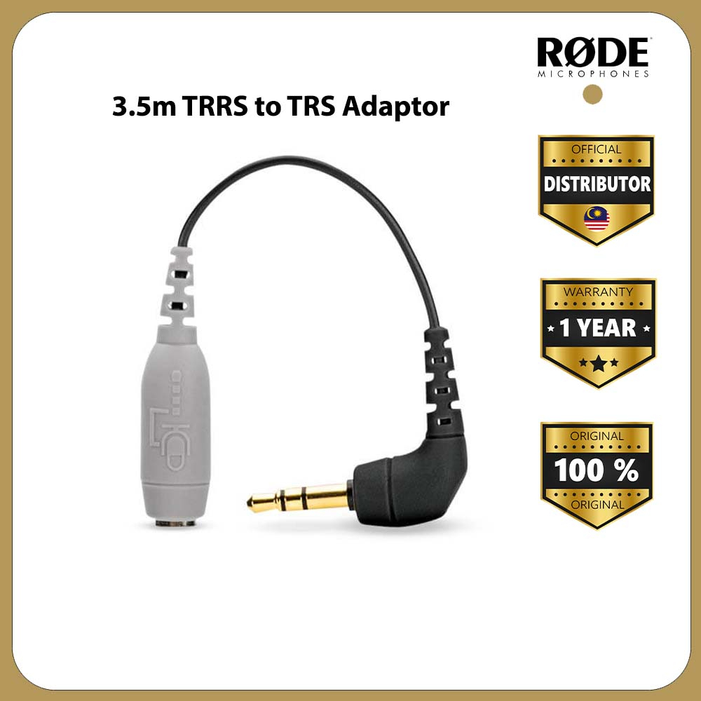 Rode Sc M Trrs To Trs Adaptor Sc Mm Trs To Trrs Adaptor Shopee Malaysia