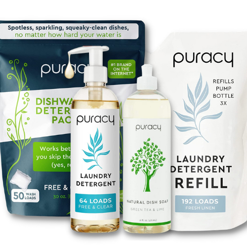 [ iiMONO ] Puracy Liquid Laundry Detergent Dish Soap Dishwasher