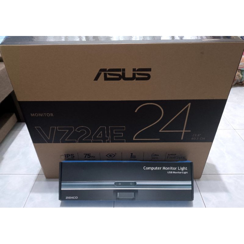 Used Lower Price!!! Asus Monitor+(FREEGIVE) 24" 75HZ 1MS VZ24EHEUltra