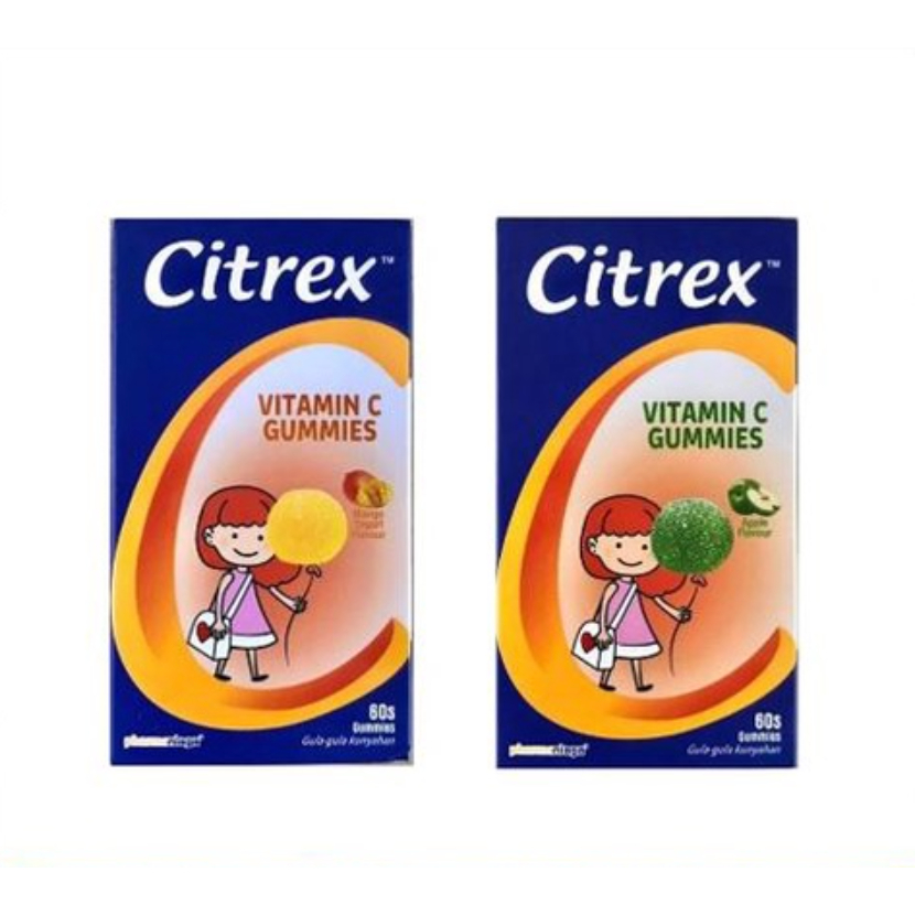 CITREX VITAMIN C GUMMIES APPLE / MANGO YOGHURT FLAVOUR 60S EXP09/2024