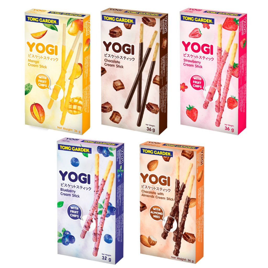 Yogi Cream Stick Mango / Chocolate / Strawberry / Blueberry / Chocolate