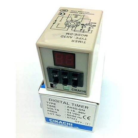 CIKACHI (CKC) AH3D-DM 24VDC 2digit Multi-Range Digital Timer - Double ...