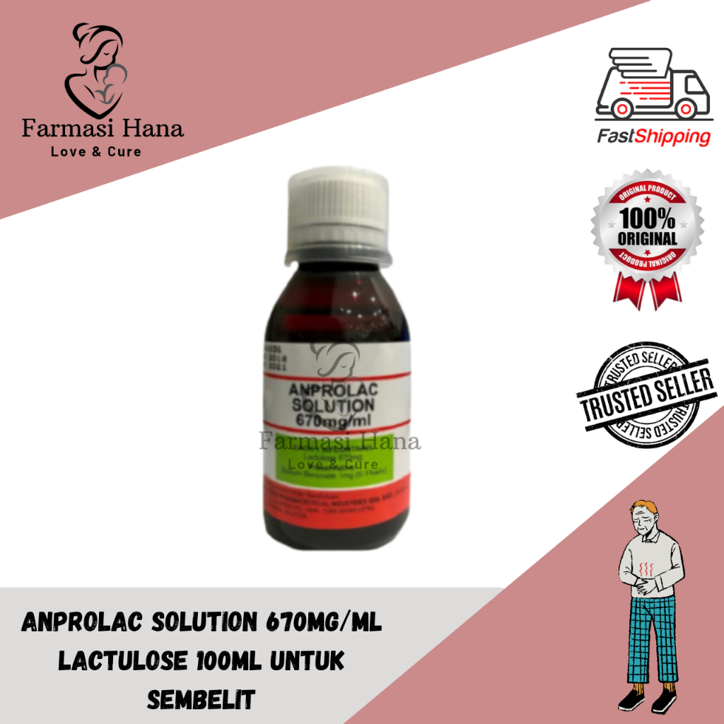 ANPROLAC SOLUTION 670MG/ML (100ml) untuk sembelit | Shopee Malaysia