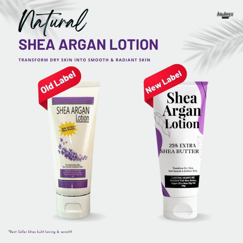 SHEA ARGAN LOTION (LOTION KHAS KULIT KERING, EKZEMA, PSORIASIS, SAKIT