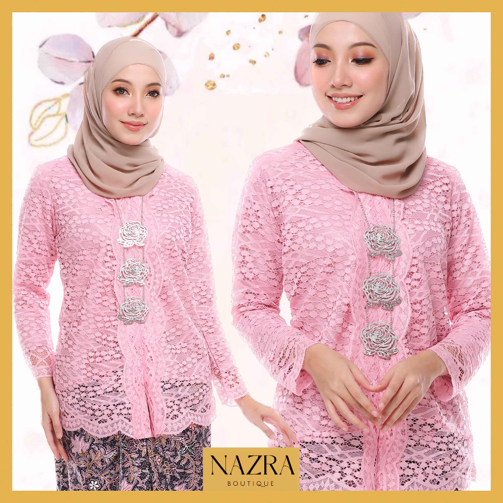 Kebaya Lace SET Kain Plated with Lining Kebaya Indonesia Kebaya