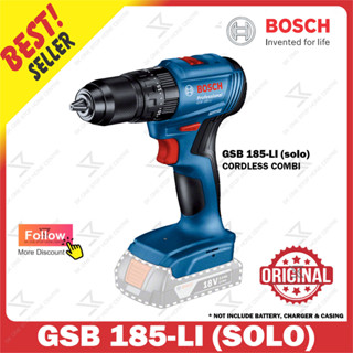 BOSCH GSR 185 LI SOLO CORDLESS DRILL GSB 185 LI SOLO