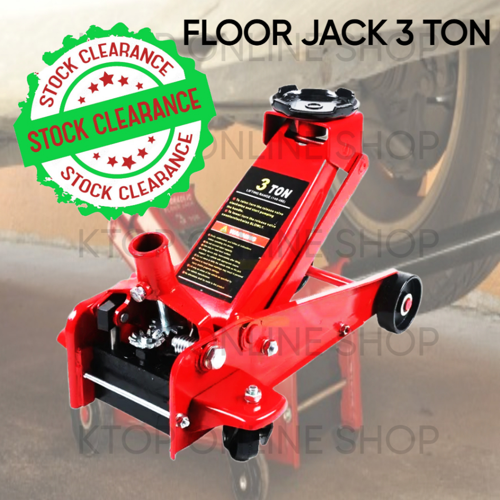 3 Ton Hydraulic Floor Jack Garage Jack Heavy Duty Floor Jack Shopee