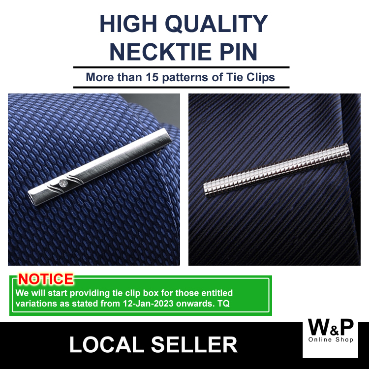 WP High Quality Necktie Pin Tie Clips | Shopee Malaysia