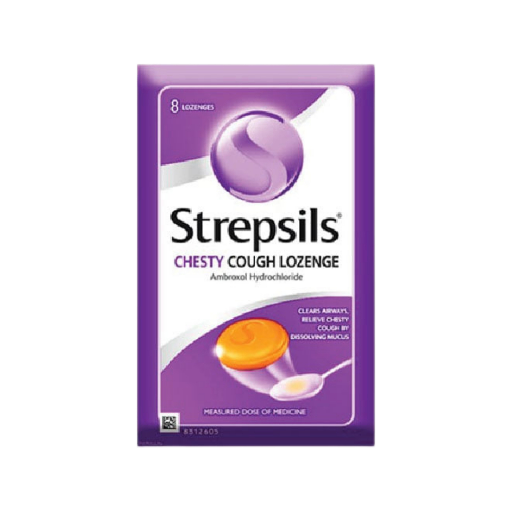 Strepsils Lozenges Pouch Original Cool Orange Extra Strong Sugar