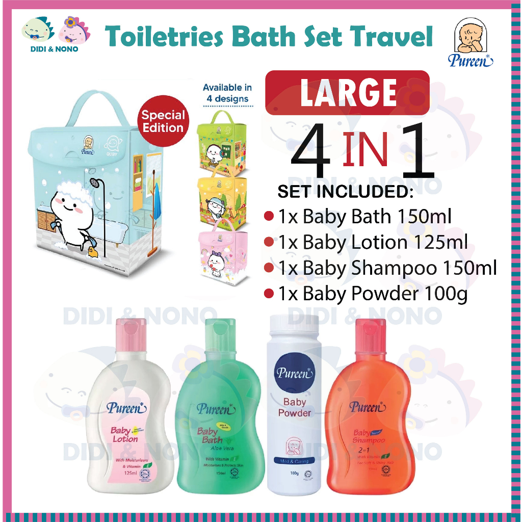 Baby Set Toiletries Travel Pack Set Mandian Bayi | Shopee Malaysia