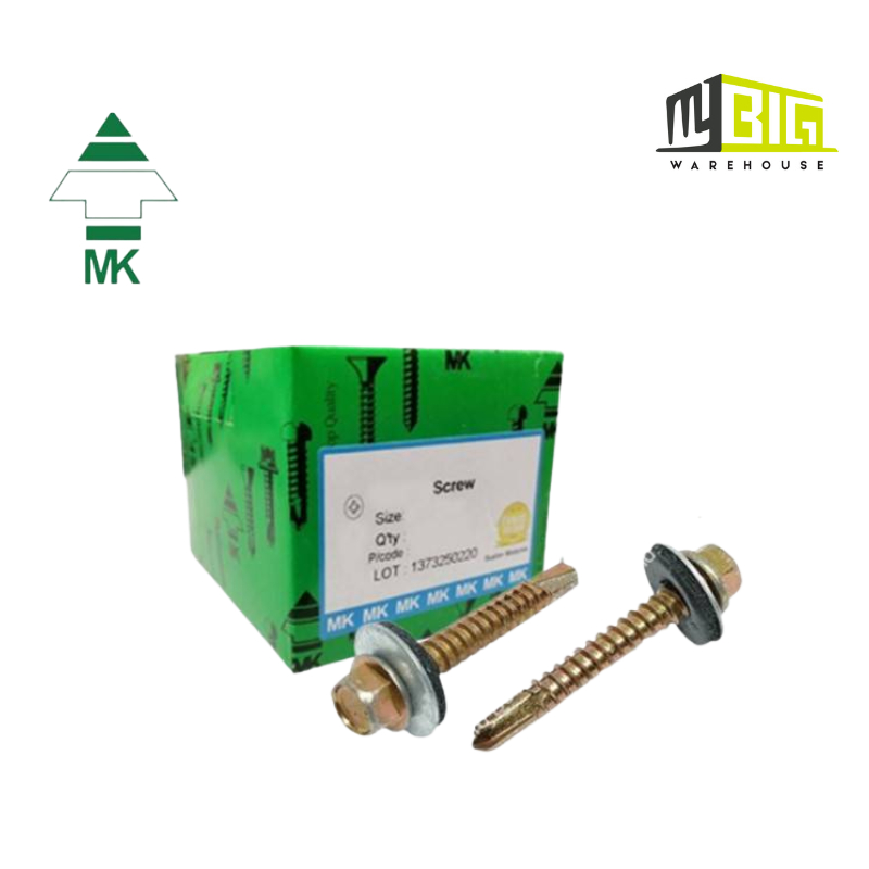 MK BRAND DS-HW 520 SELF DRILLING SCREWS / SKRU ATAP/ SKRU BUMBUNG (ZY ...