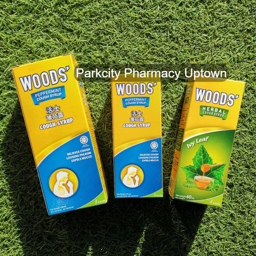 Woods Herbal Cough Syrup 60ml 8637/ Adult Peppermint Cough Syrup (50ml