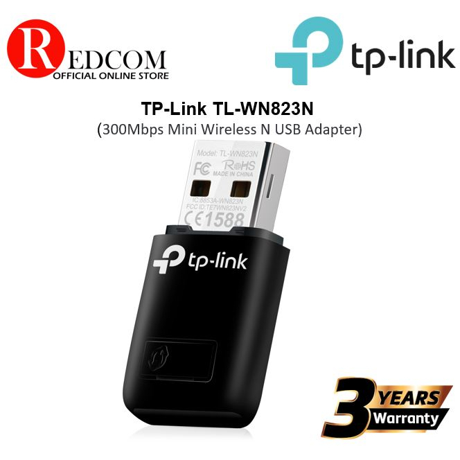TP-LINK TL-WN823N 300Mbps Mini Wireless N USB Adapter | Shopee Malaysia