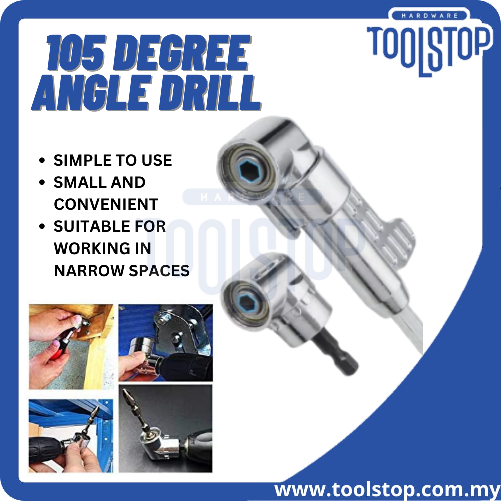 105 DEGREE RIGHT ANGLE DRIVER DRILL BIT (SHORT/LONG) | Shopee Malaysia