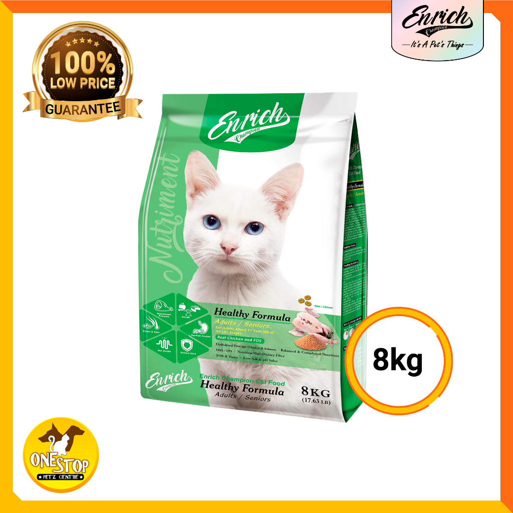 Enrich Champion Cat Dry Food Food 8kg Shopee Malaysia