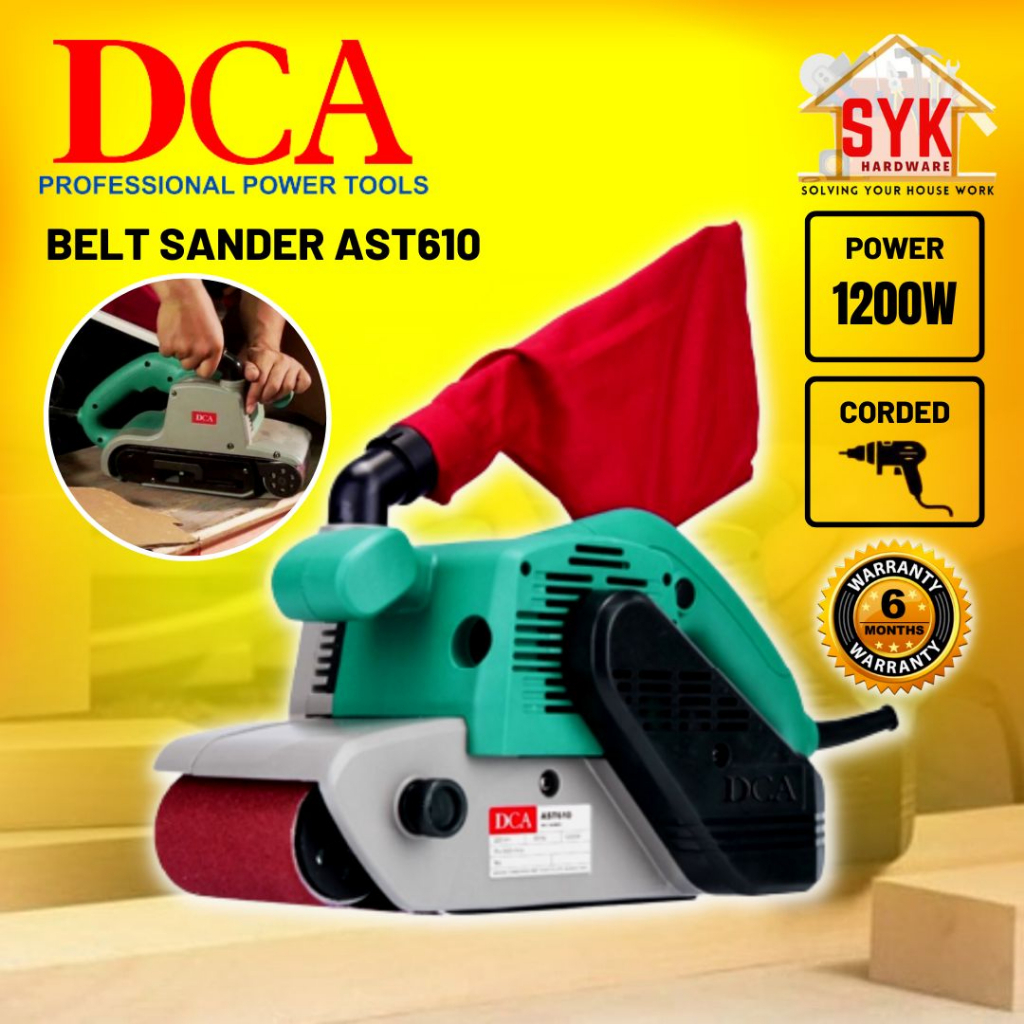 SYK DCA Belt Sander Machine AST610 Electric Sander Machine For Woods