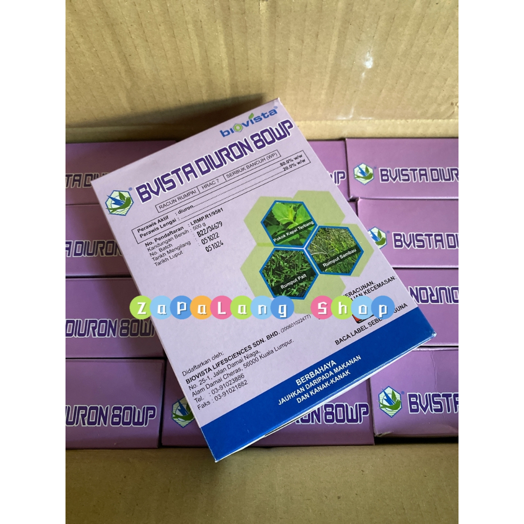 ( 500G ) BIOVISTA Bvista Diuron 80wp Racun Rumput/ Herbicide/ 杀草剂 ...
