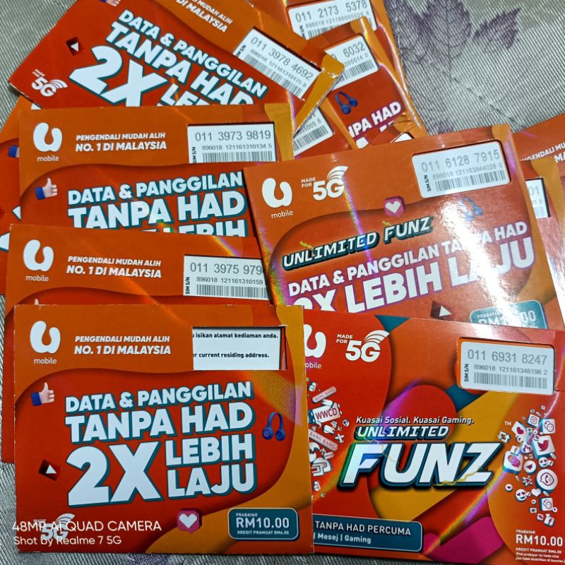 Sim Umobile Funz Unlimited (New Sim) | Shopee Malaysia