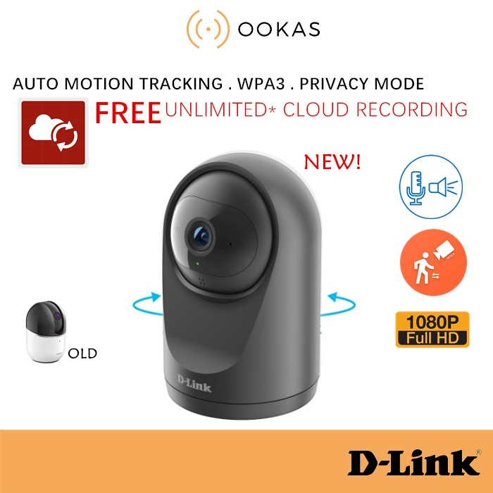 D-Link DCS-6500LH DCS-6501LH Full HD Pan Tilt Wireless WiFi