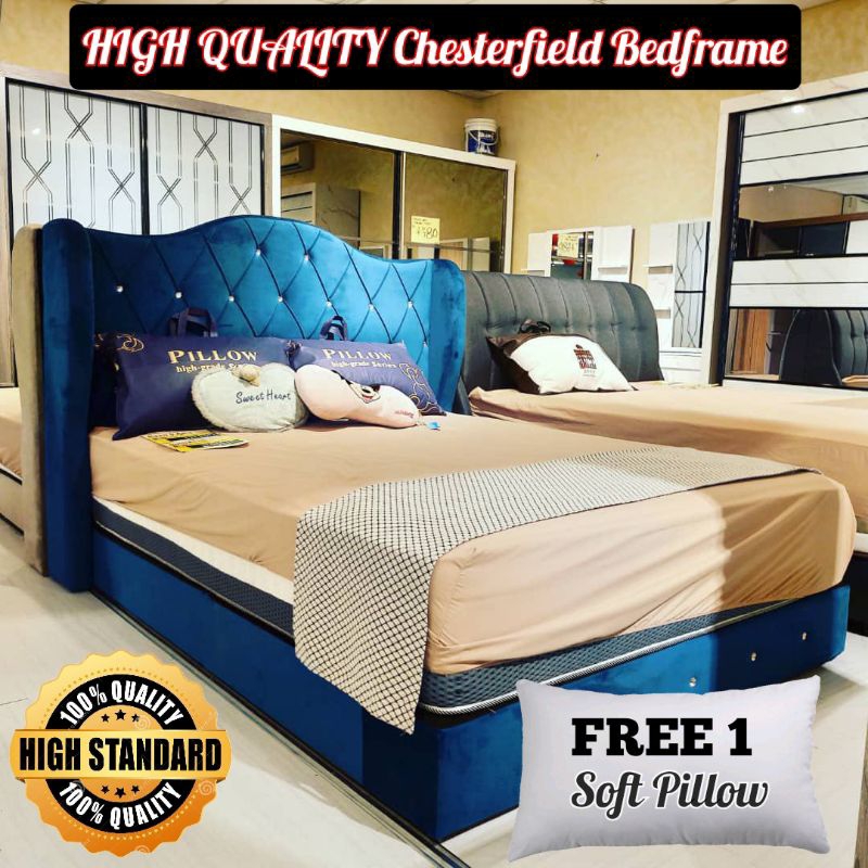 𝟑 𝑫𝑨𝒀𝑺 𝑫𝑬𝑳𝑰𝑽𝑬𝑹𝒀 𝑲𝑳 And 𝑺𝑬𝑳𝑨𝑵𝑮𝑶𝑹 Set Katil Queen Baldu Queen Premium Bedframe Katil Divan Bed 