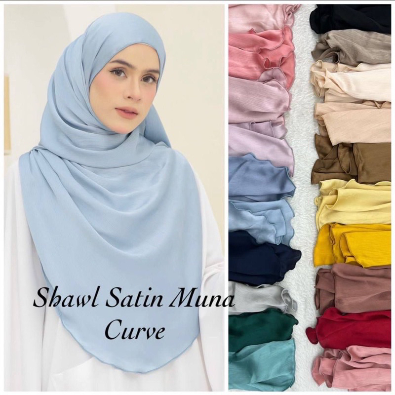 shawl satin ombra