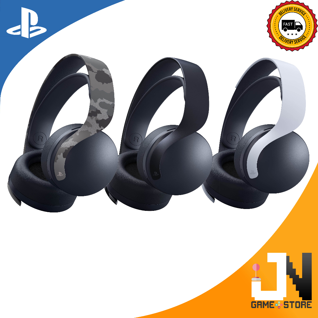 Sony Playstation 5 PULSE 3D Wireless Gaming Headset for PS5 - White, Black,  Camo