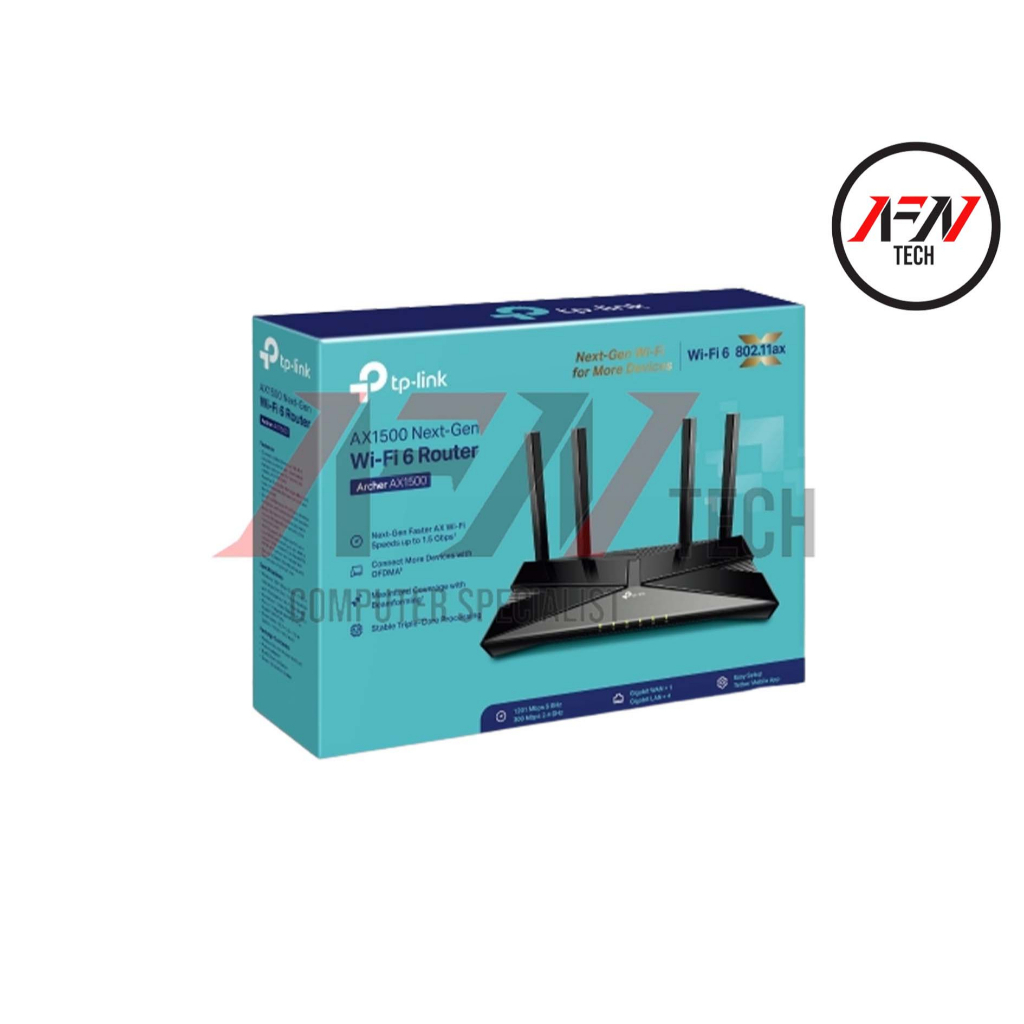TPLINK ARCHER AX1500 WIFI 6 ROUTER NEXT GEN WIFI FOR ALL Shopee Malaysia