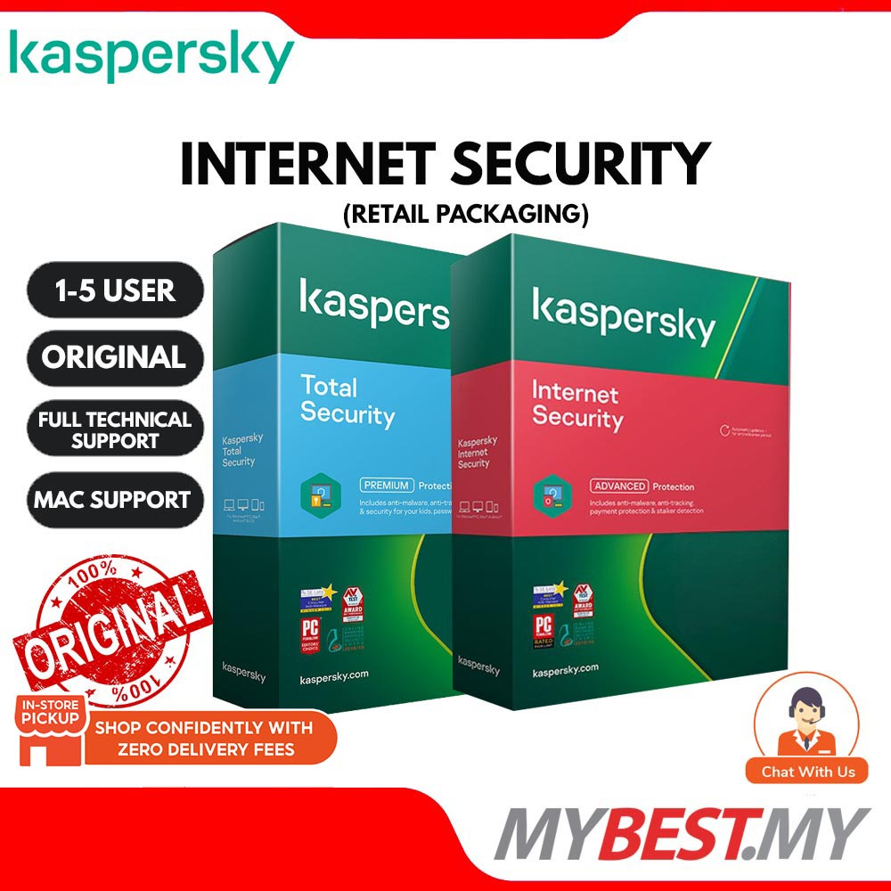 Kaspersky Internet Security 2023 (1 Year) / Anti Virus (1 Device / 3 ...