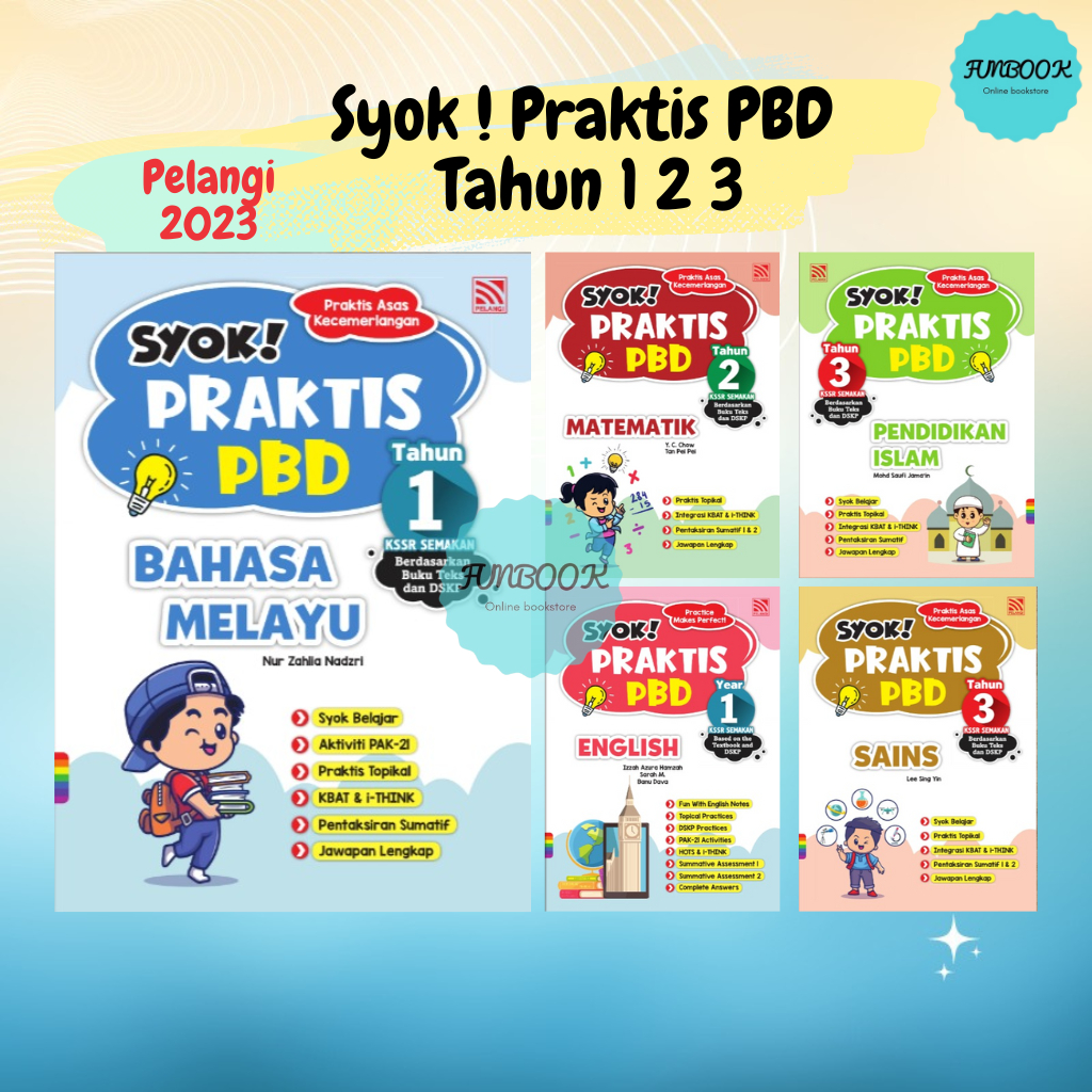 [FUNBOOK] 2023 Buku Latihan: Syok ! Praktis PBD Tahun 1 2 3 Sekolah ...