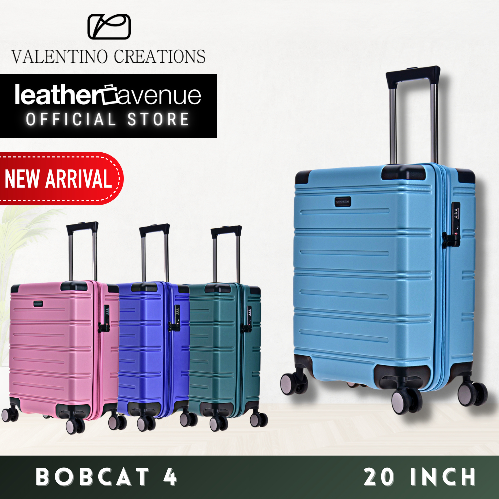 Valentino Creations BOBCAT 4 20 inch Cabin Luggage Suitcase Lightweight ...