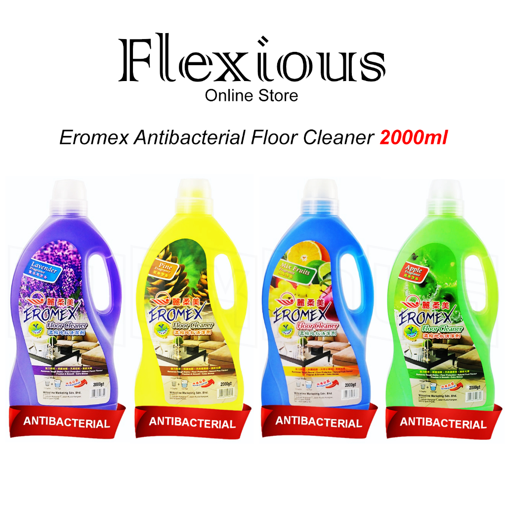 EROMEX Antibacterial Floor Cleaner 2000ml ( Lavender ), ( Pine ), ( Mix ...