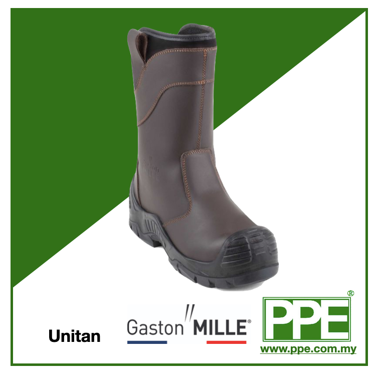 Gaston Mille Unitan Safety Boots Shopee Malaysia