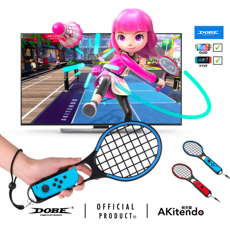 Dobe Tennis racker for Nintendo Switch Joy-Con Tennis racket TNS-1862 ...