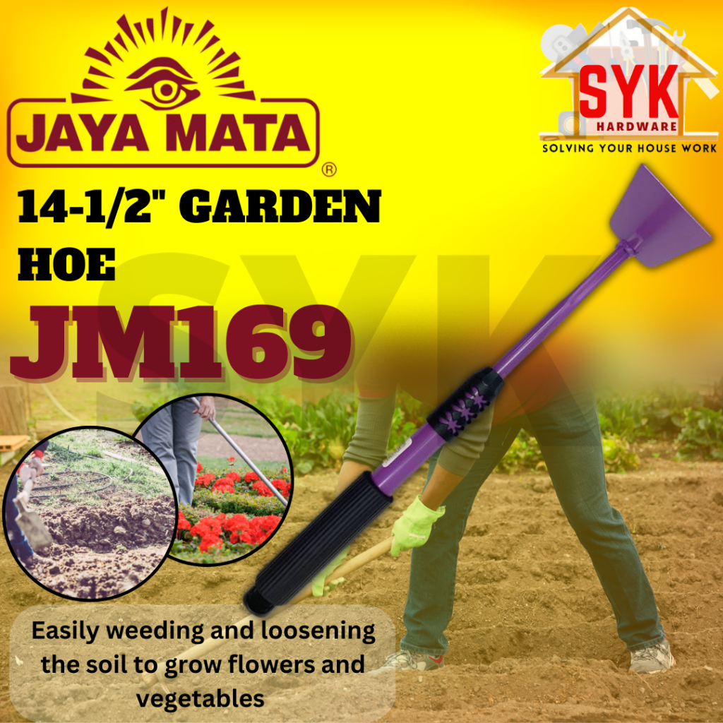 SYK Jaya Mata JM169 14 1/2 Inch Garden Hoe Gardening Weeding ...