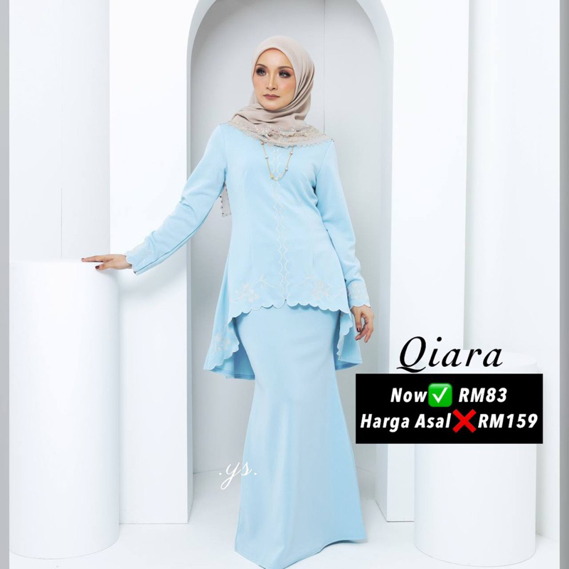 Gambar baju kurung Qiara