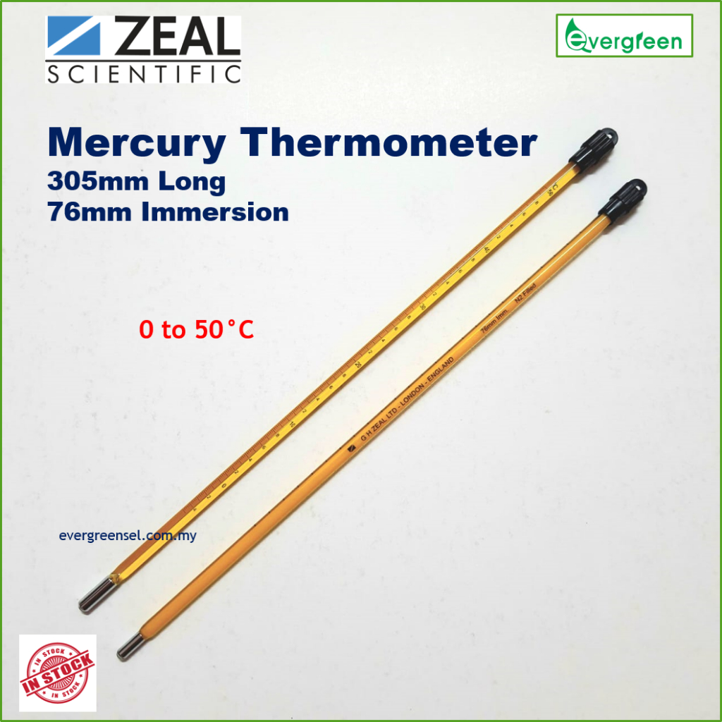 ( LOCAL READY STOCK ) ZEAL, UK Thermometer, General Purpose Mercury ...