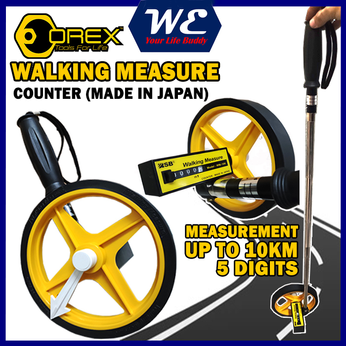 OREX WALKING MEASURE ROLLER (MADE IN JAPAN COUNTER) WM-10K | Shopee ...