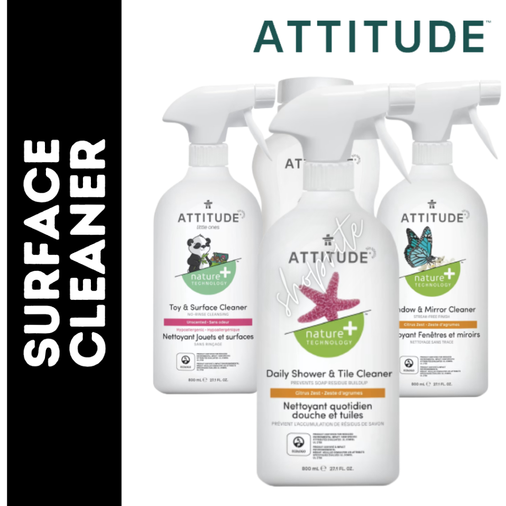 ATTITUDE Floor Surface Cleaner / Kitchen / Daily Shower & Tile / Toy