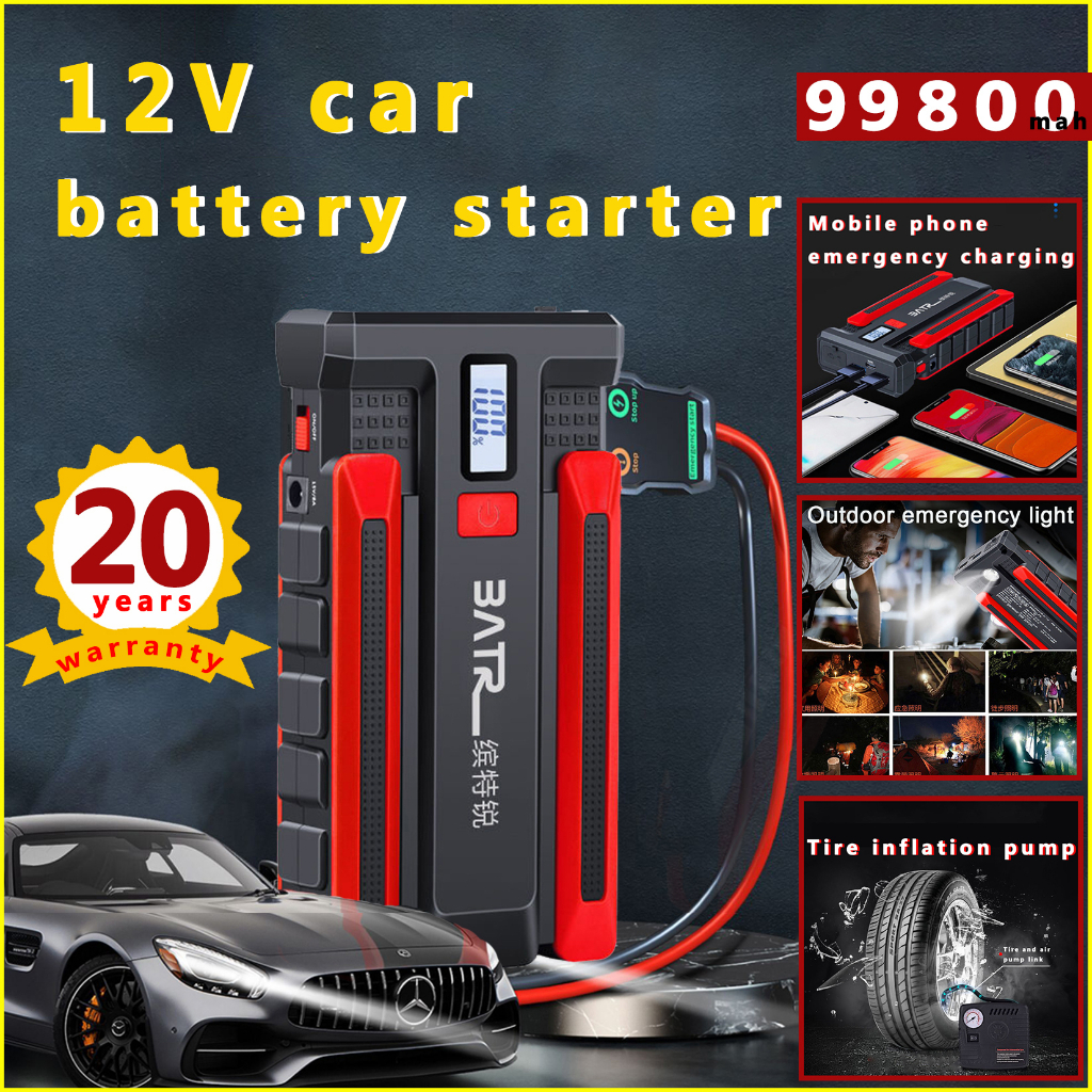 Spot goods 12V car jumper power bank jump start power bank powerbank