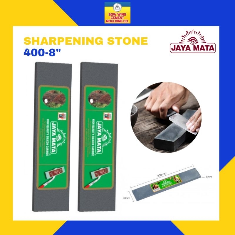 Sharpening Stone Rubber Tapping JAYA MATA /BATU ASAH GRIT 8" Shopee