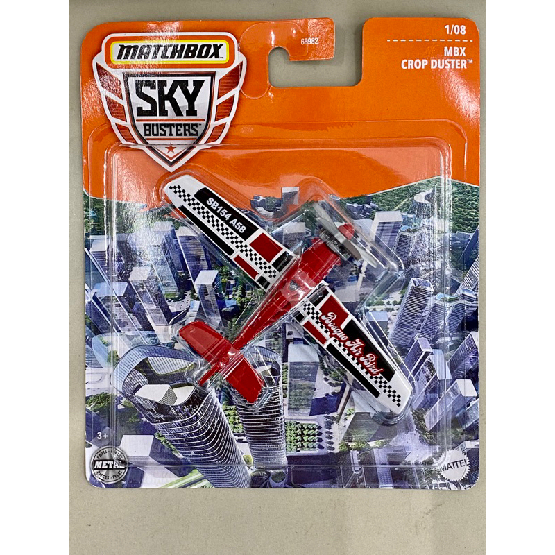 Matchbox MBX CROP DUSTER Red Sky Busters Agricutural Aircraft 1/72 ...